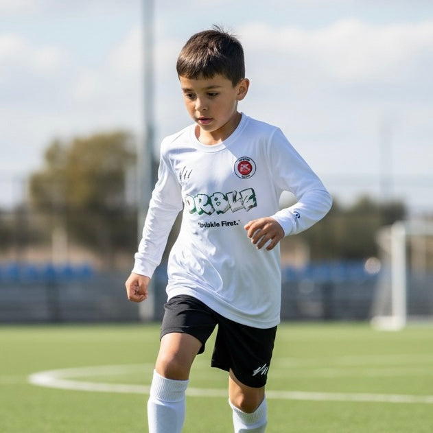 DRBLZ “カモフラロゴ” ロングTシャツ （ホワイト）