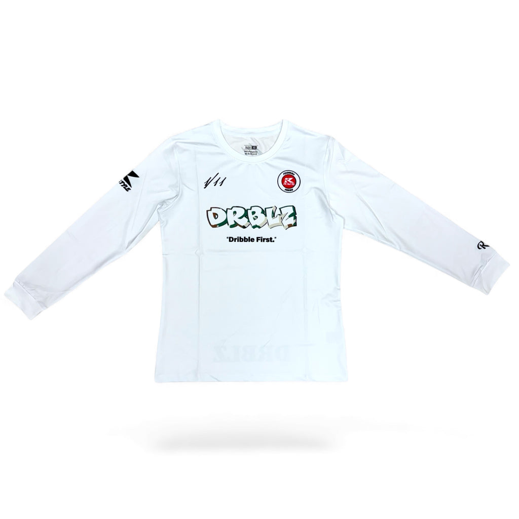 DRBLZ “カモフラロゴ” ロングTシャツ （ホワイト）