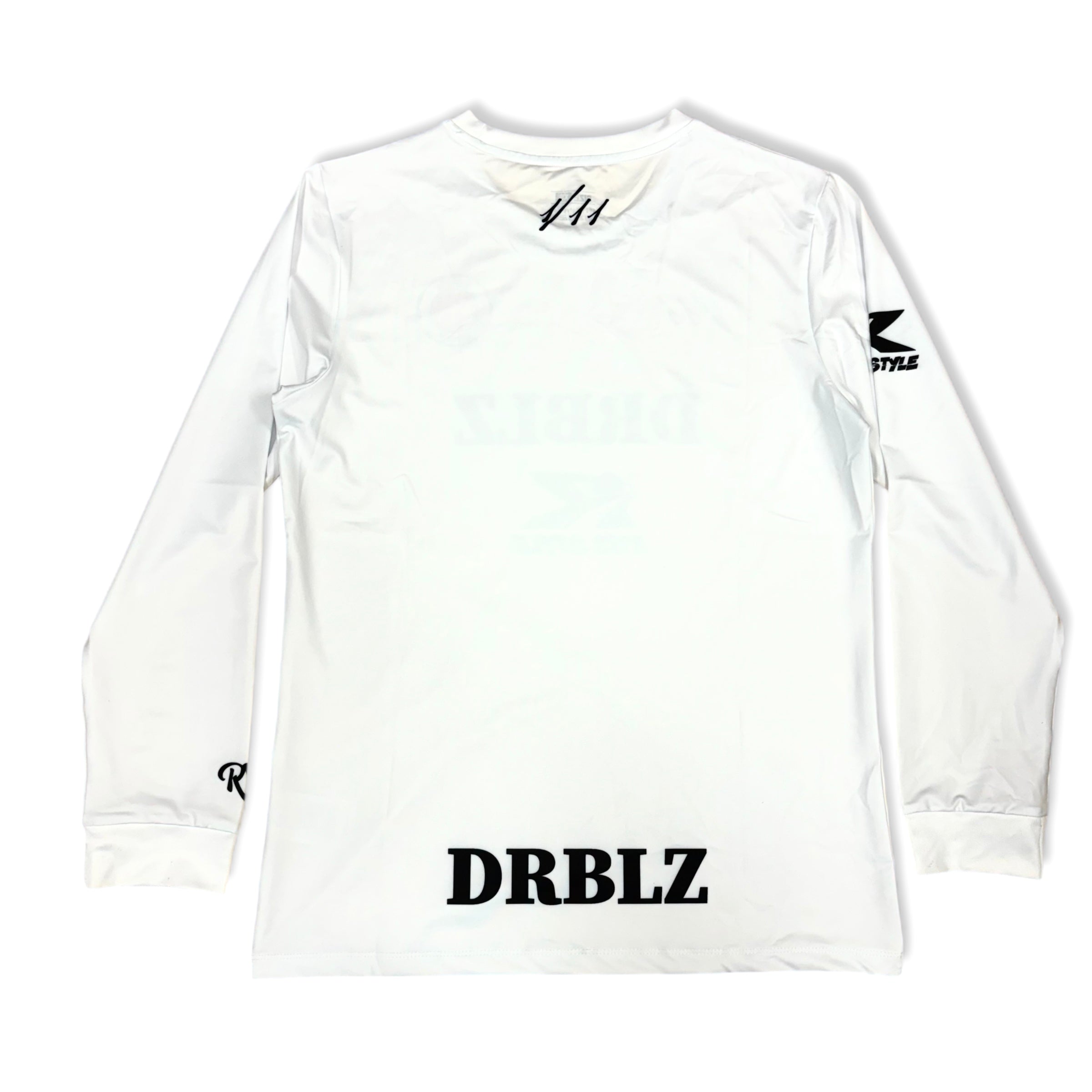 DRBLZ “カモフラロゴ” ロングTシャツ （ホワイト）