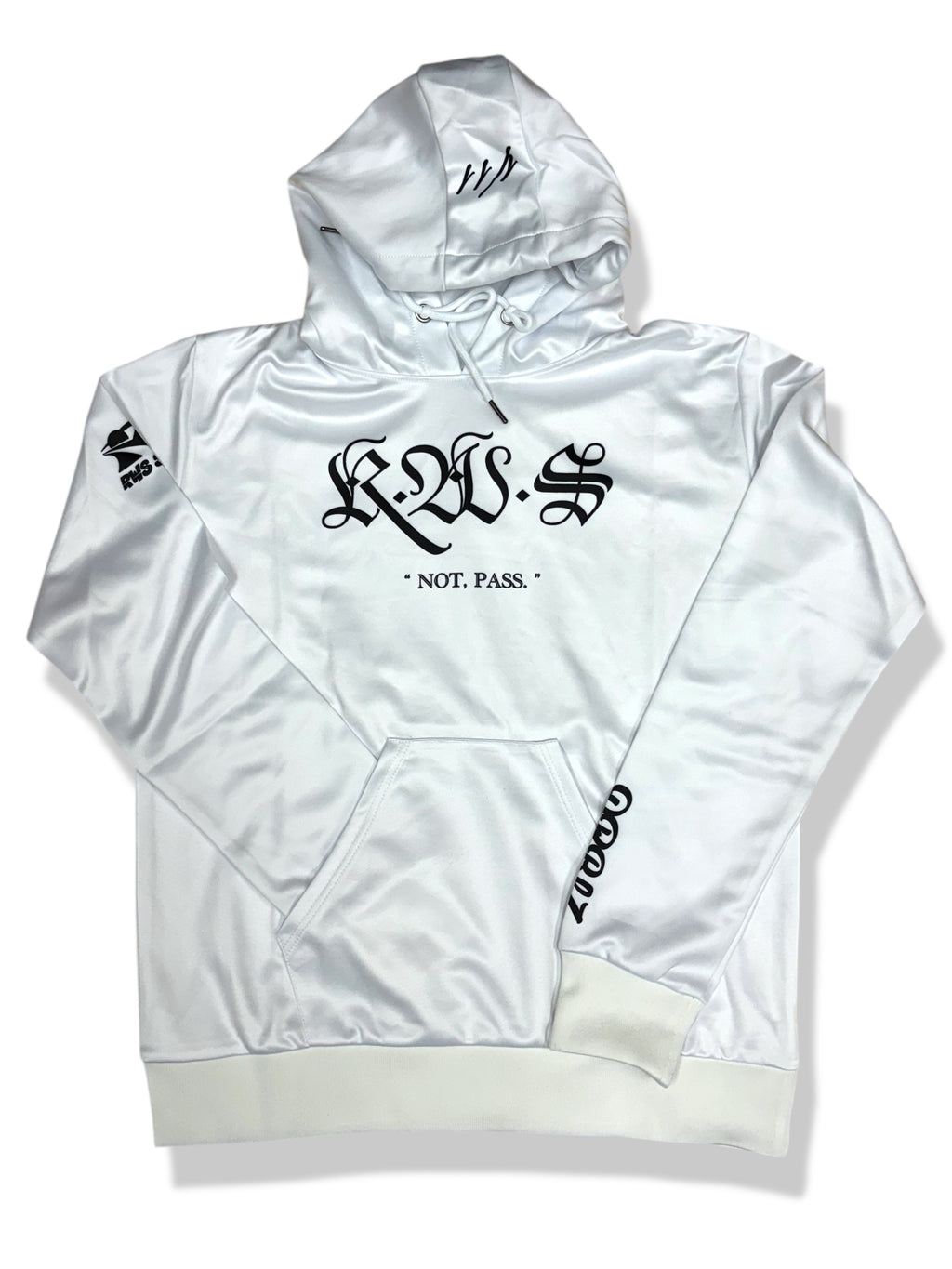 DRBLZ “ノットパス” パーカー（ホワイト）
