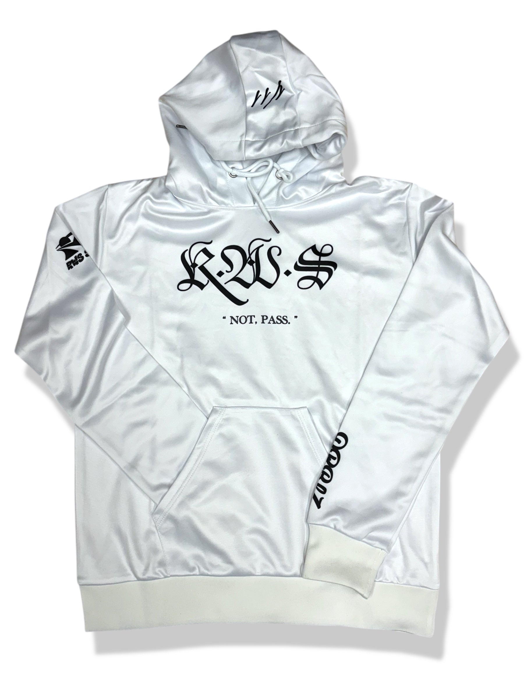 DRBLZ “ノットパス” パーカー（ホワイト）