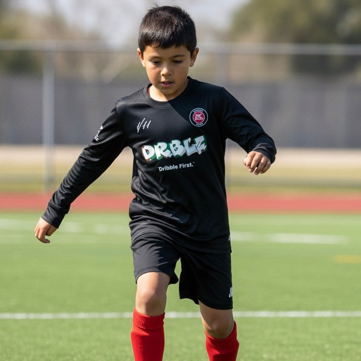 DRBLZ “カモフラロゴ” ロングTシャツ （ブラック）