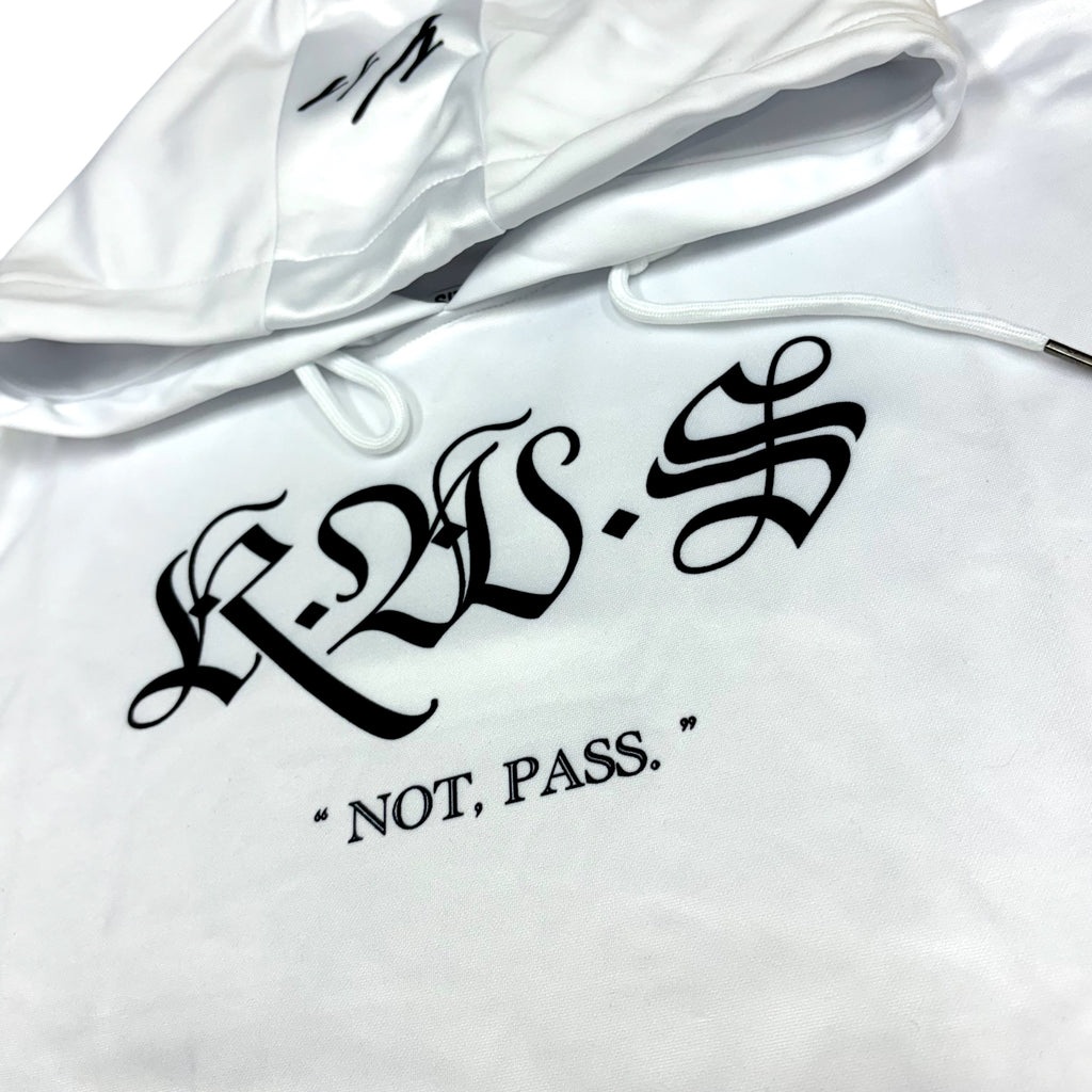 DRBLZ “ノットパス” パーカー（ホワイト）