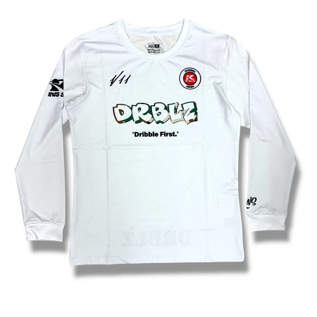 DRBLZ “カモフラロゴ” ロングTシャツ （ホワイト）