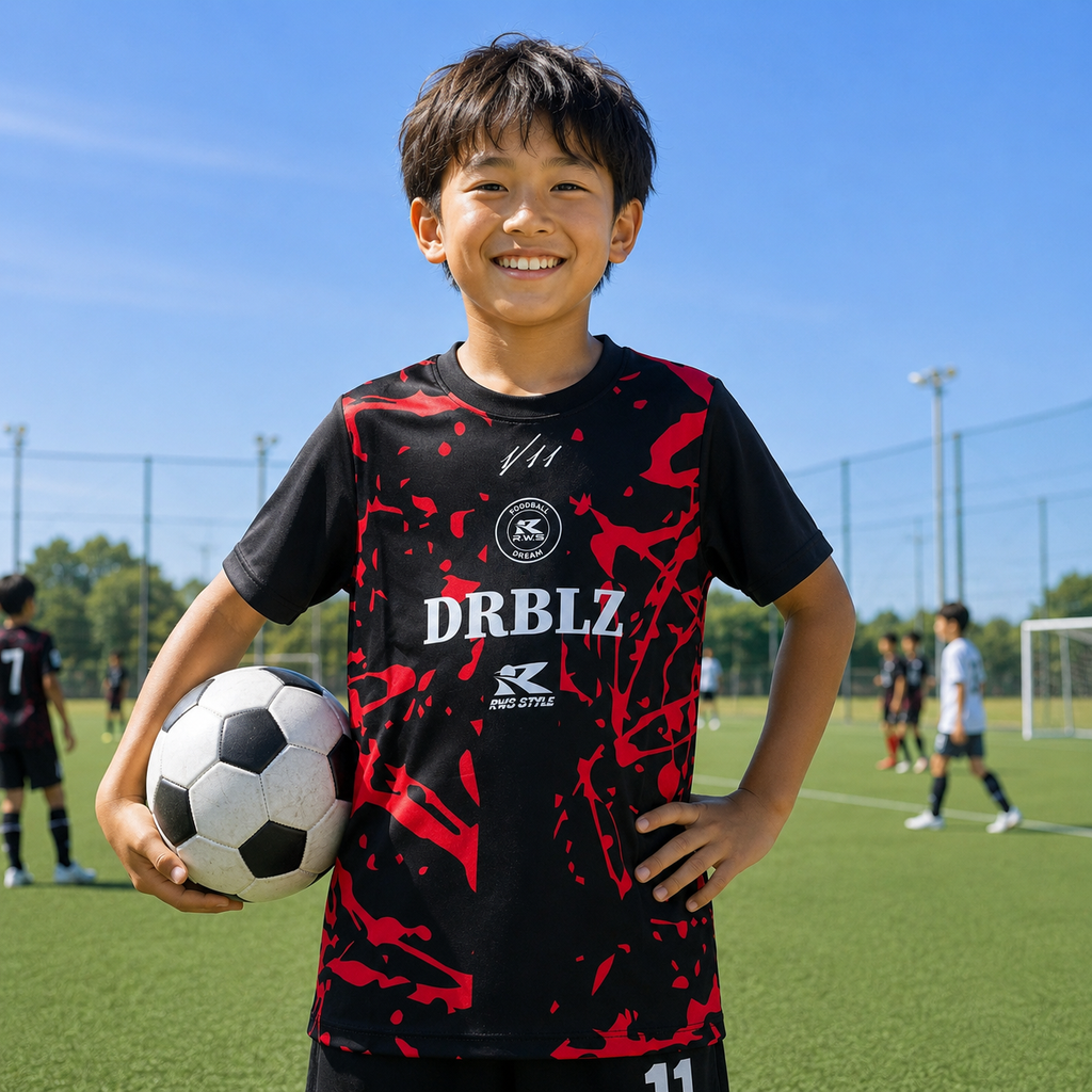 DRBLZ “スピリット”Tシャツ（レッド）