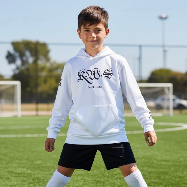 DRBLZ “ノットパス” パーカー（ホワイト）