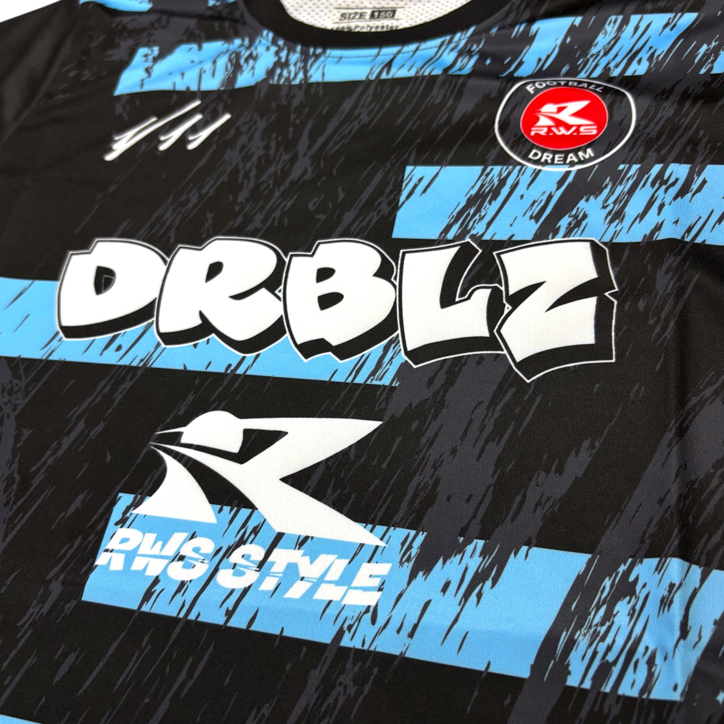 DRBLZ “ストライク”Tシャツ（アイスブルー）