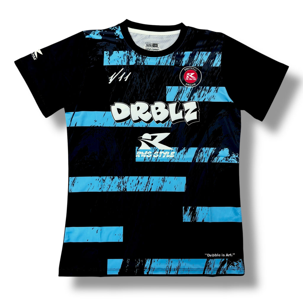 DRBLZ “ストライク”Tシャツ（アイスブルー）