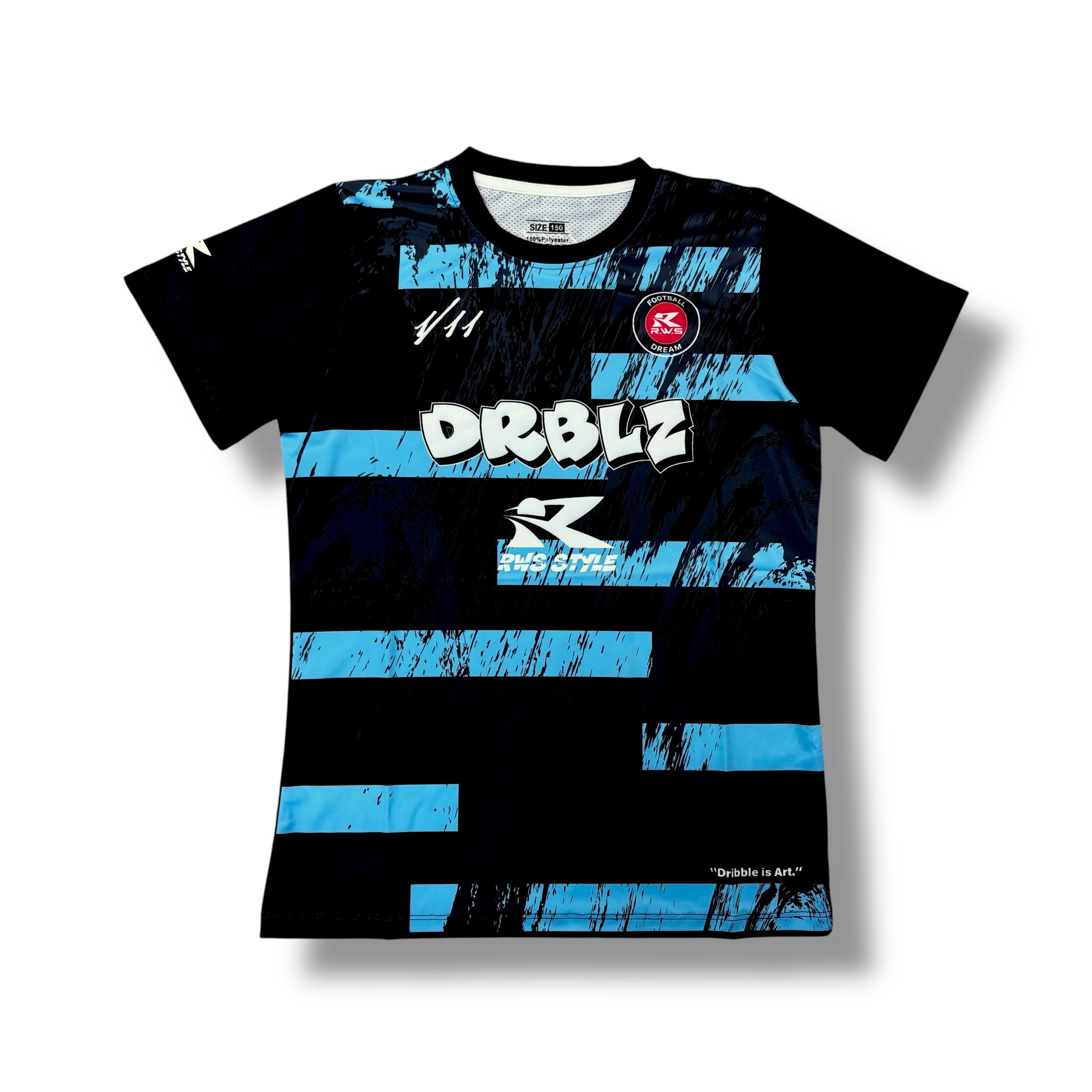 DRBLZ “ストライク”Tシャツ（アイスブルー）