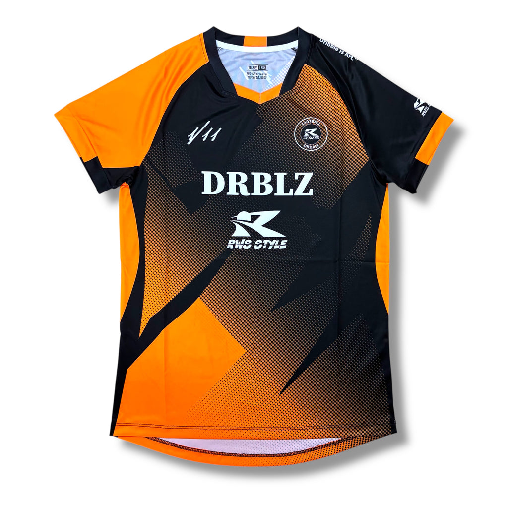 DRBLZ “フラッシュ”Tシャツ (ネオンオレンジ)