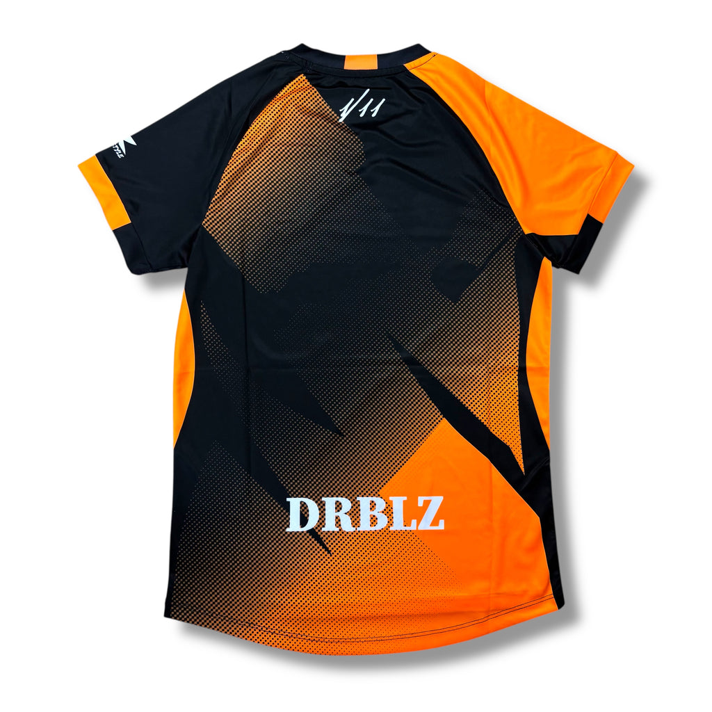 DRBLZ “フラッシュ”Tシャツ (ネオンオレンジ)
