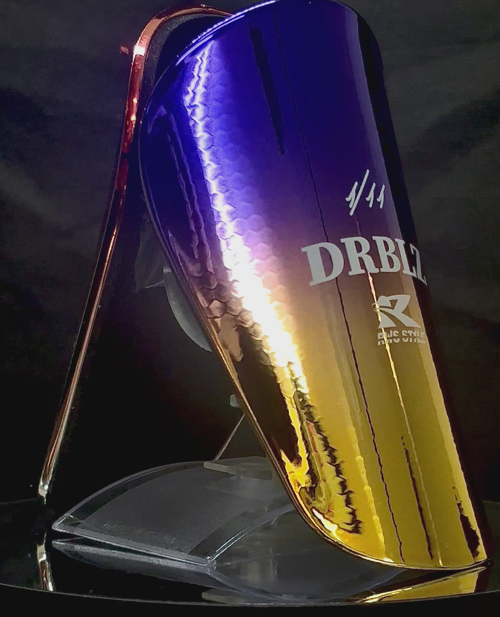 DRBLZ グラデーションメタリック レガース （GOLD×ブルー / SILVER×レッド）