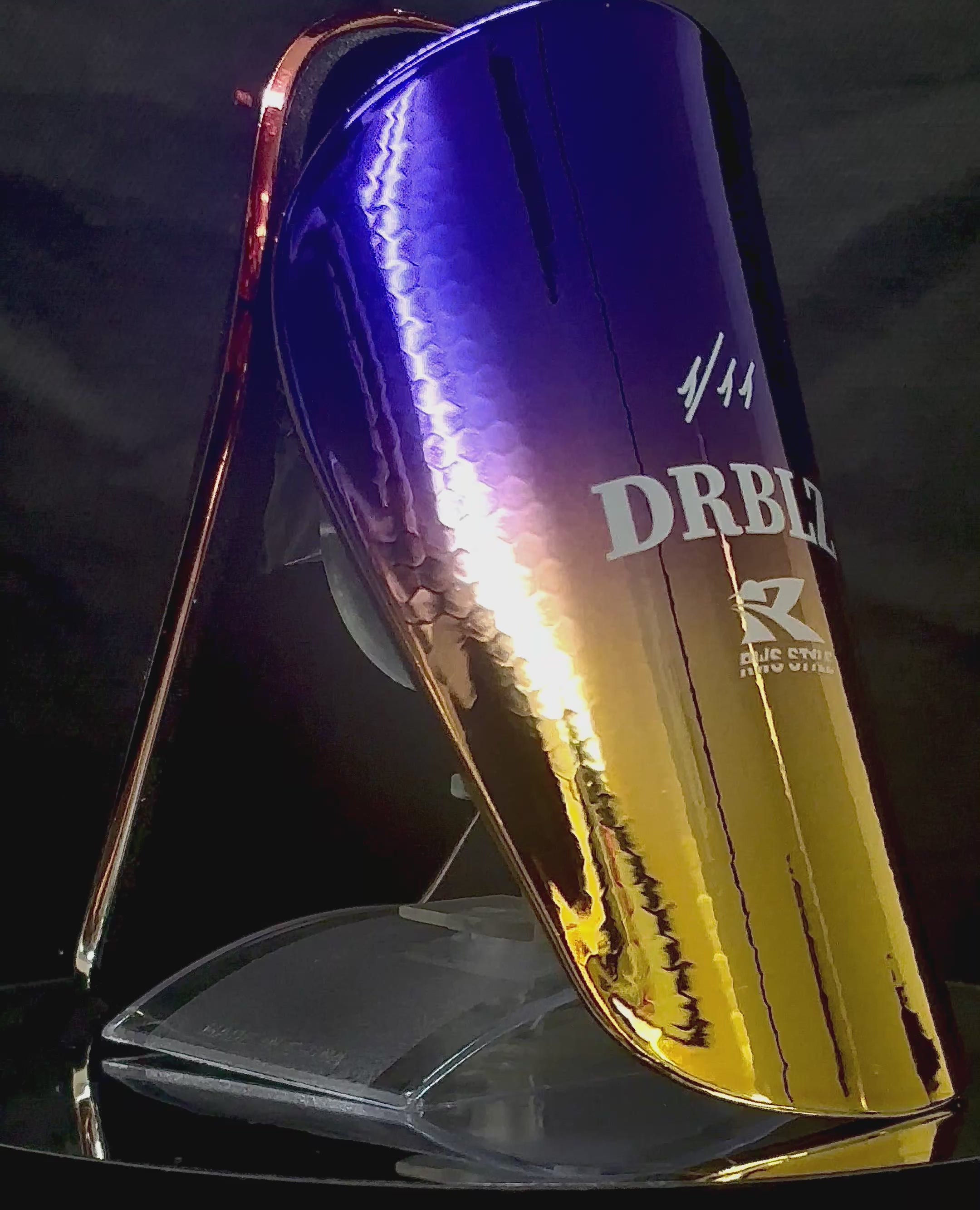 DRBLZ グラデーションメタリック レガース （GOLD×ブルー / SILVER×レッド）
